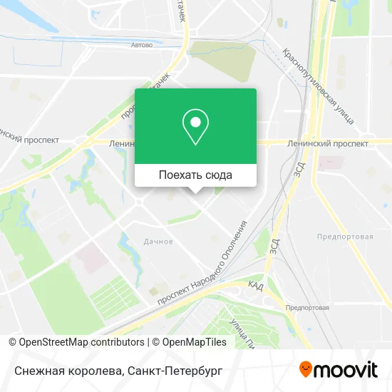 Карта Снежная королева