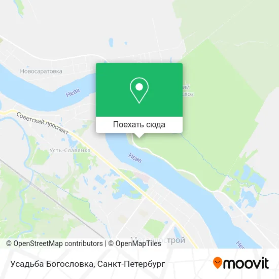 Карта Усадьба Богословка