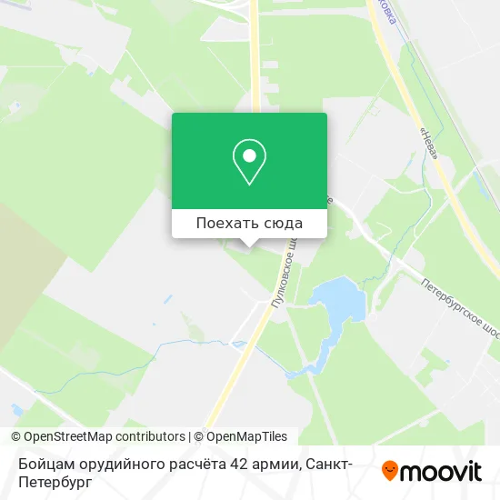 Карта Бойцам орудийного расчёта 42 армии