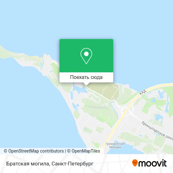 Карта Братская могила