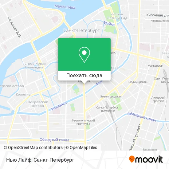 Карта Нью Лайф