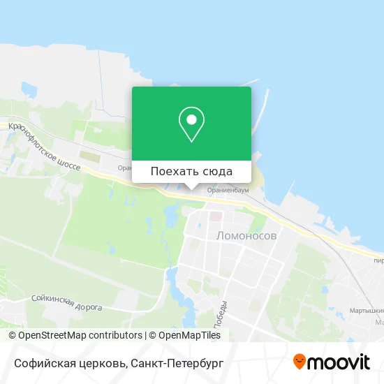 Карта Софийская церковь