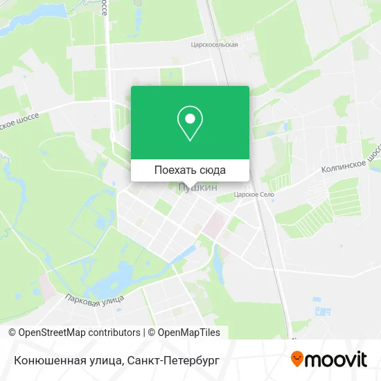 Карта Конюшенная улица