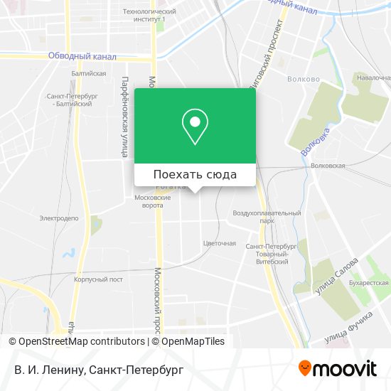 Карта В. И. Ленину
