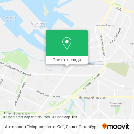 Карта Автосалон ""Маршал авто Юг""