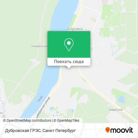 Карта Дубровская ГРЭС