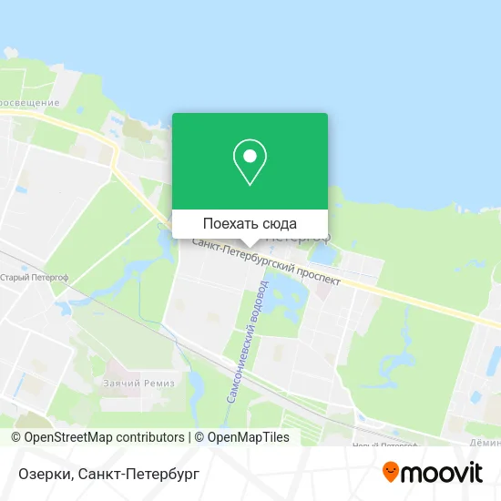 Карта Озерки
