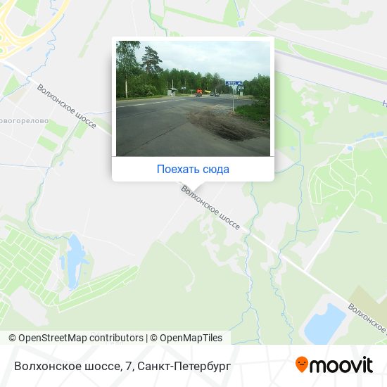 Карта Волхонское шоссе, 7