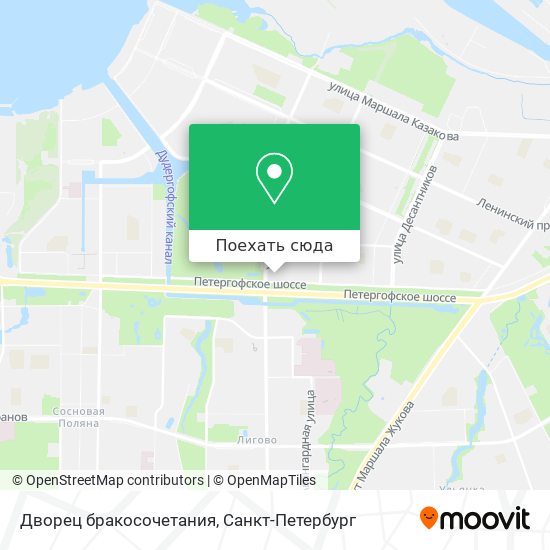 Карта Дворец бракосочетания