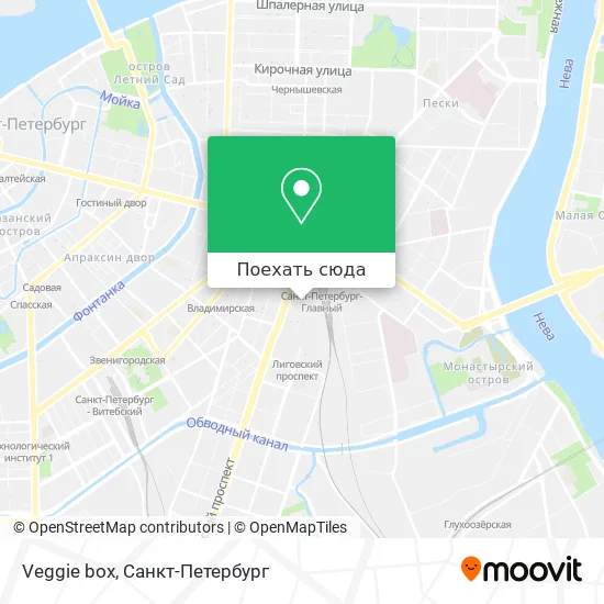 Карта Veggie box