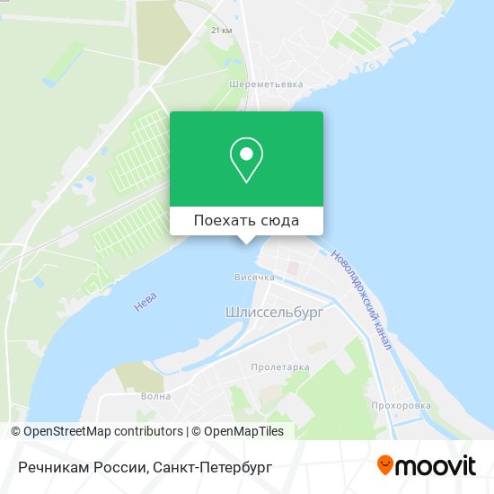 Карта Речникам России