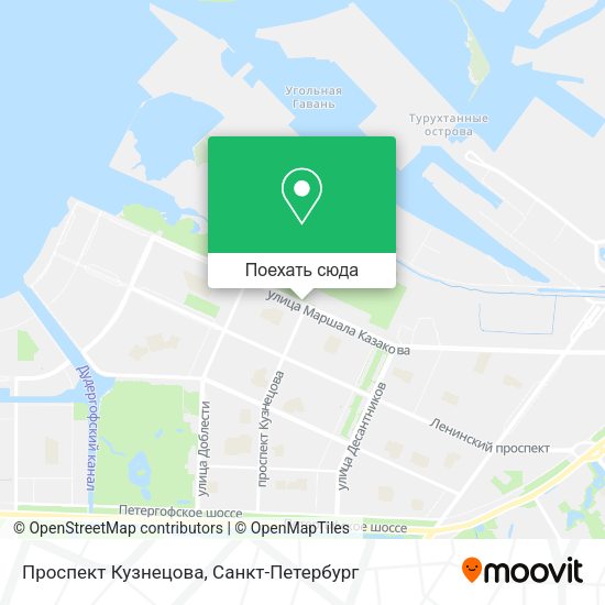 Карта Проспект Кузнецова