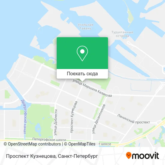 Карта Проспект Кузнецова