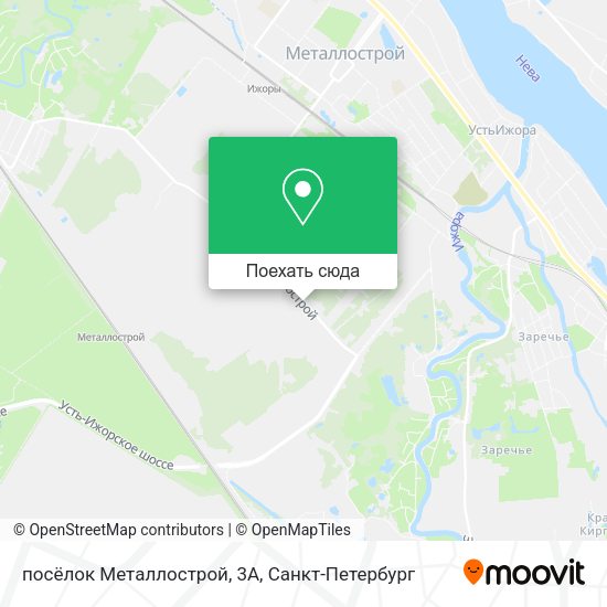 Карта посёлок Металлострой, 3А