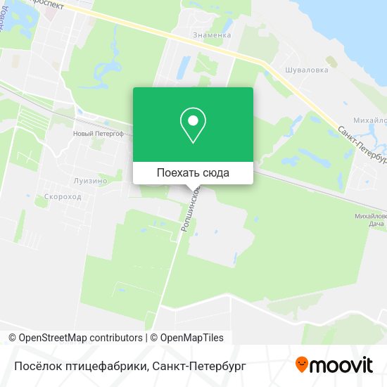 Карта Посёлок птицефабрики