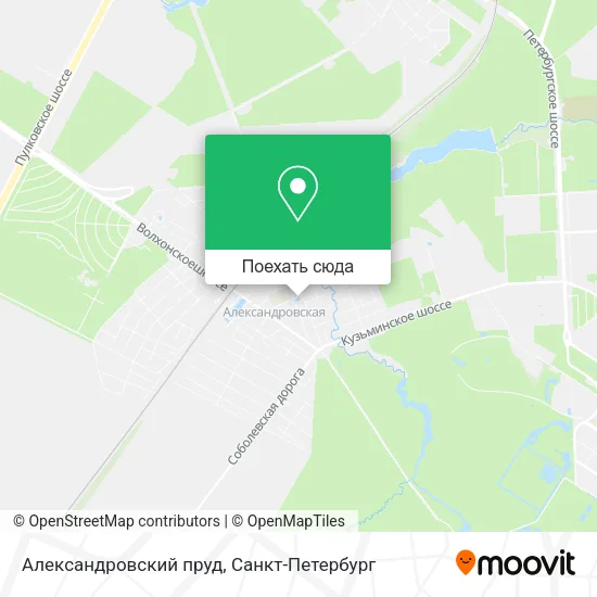Карта Александровский пруд