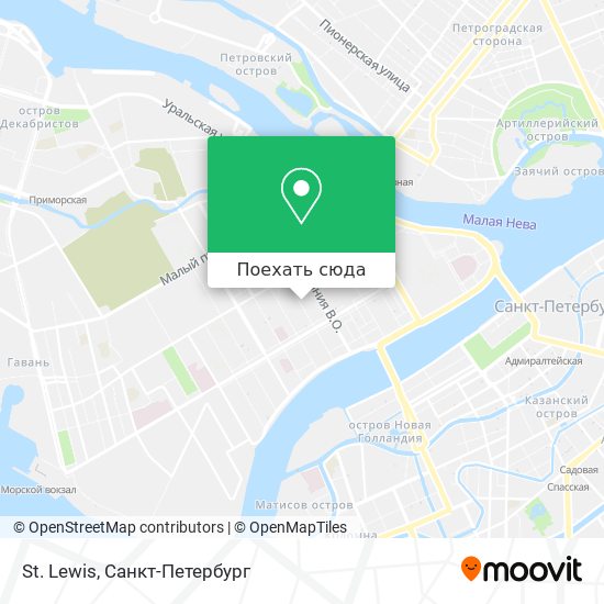 Карта St. Lewis