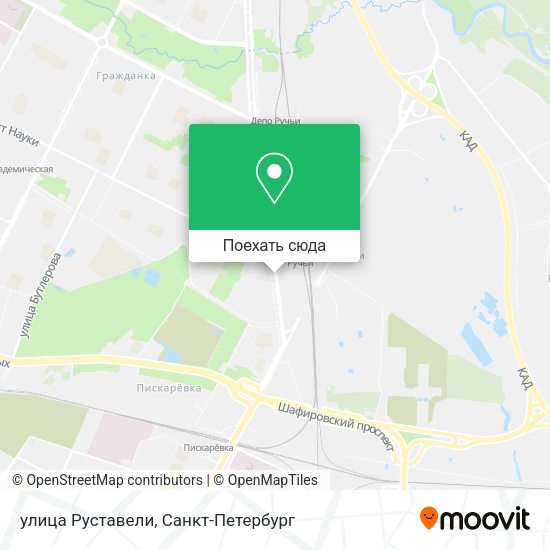 Карта улица Руставели