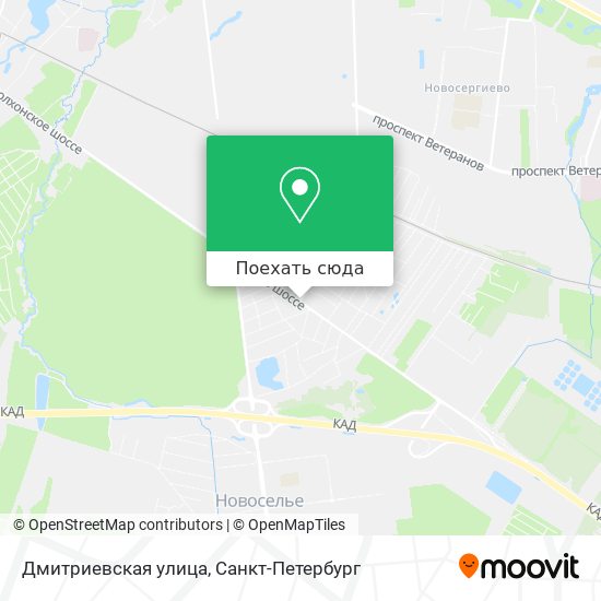 Карта Дмитриевская улица