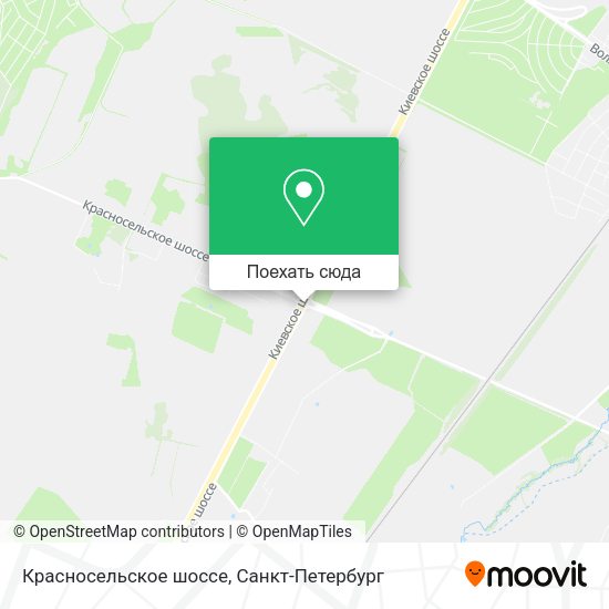 Карта Красносельское шоссе