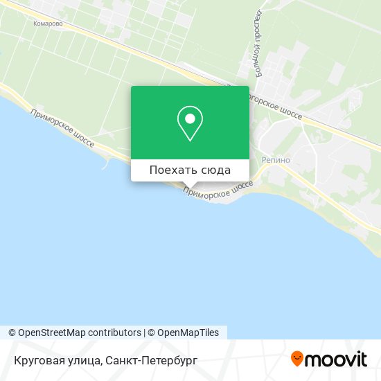 Карта Круговая улица