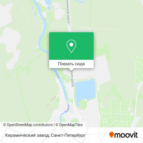 Карта Керамический завод
