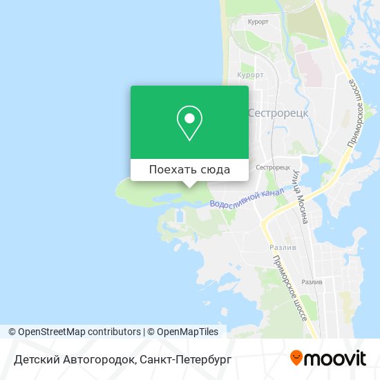 Карта Детский Автогородок