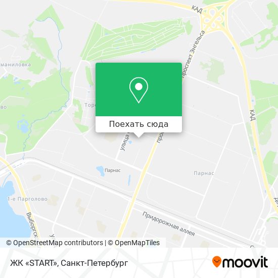 Карта ЖК «START»