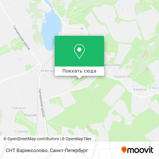 Карта СНТ Вариксолово