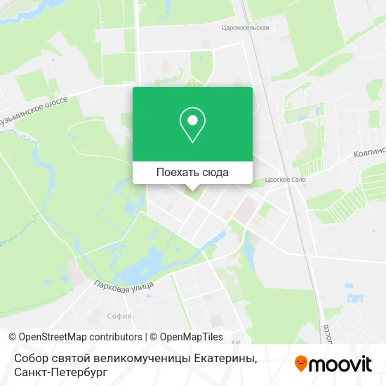 Карта Собор святой великомученицы Екатерины
