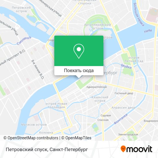 Карта Петровский спуск