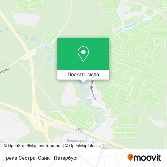 Карта река Сестра
