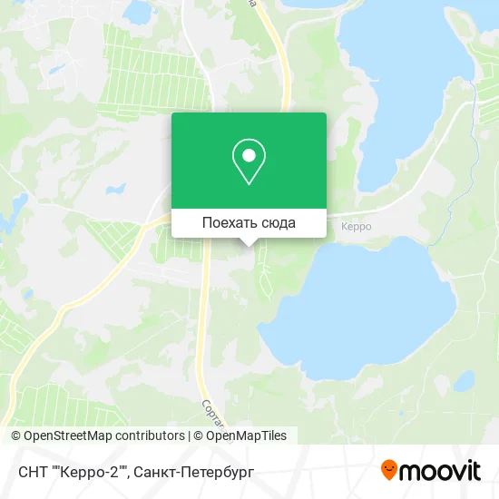 Карта СНТ ""Керро-2""