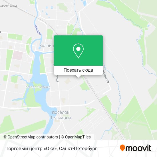 Карта Торговый центр «Ока»