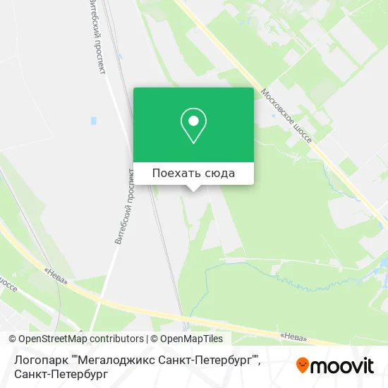 Карта Логопарк ""Мегалоджикс Санкт-Петербург""