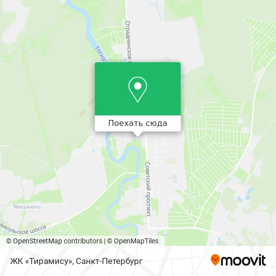 Карта ЖК «Тирамису»