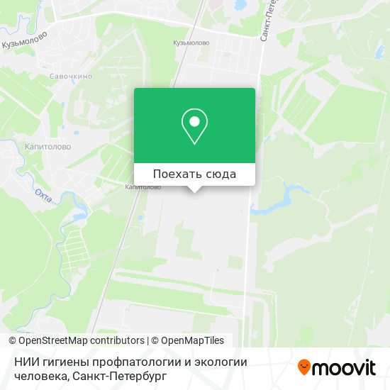 Карта НИИ гигиены профпатологии и экологии человека