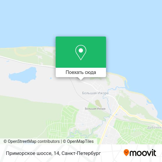 Карта Приморское шоссе, 14