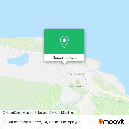 Карта Приморское шоссе, 14