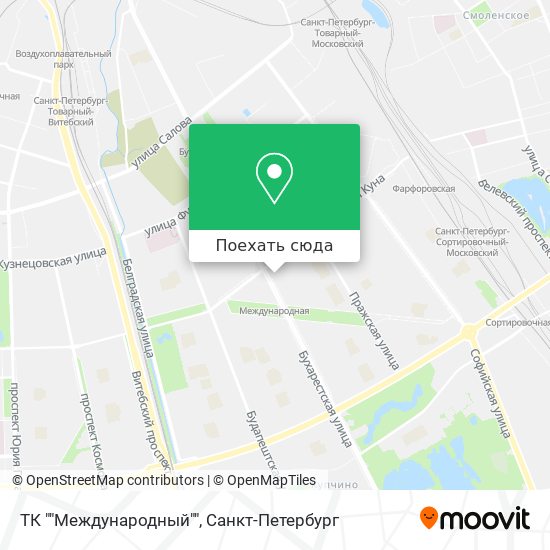 Карта ТК ""Международный""