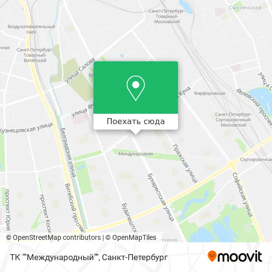 Карта ТК ""Международный""