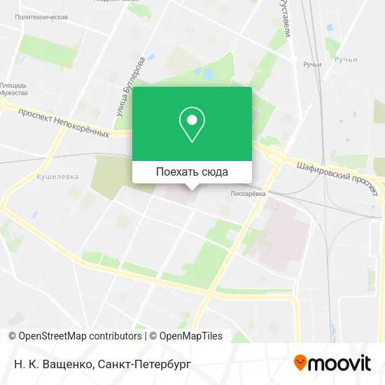 Карта Н. К. Ващенко
