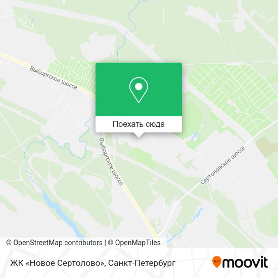 Карта ЖК «Новое Сертолово»