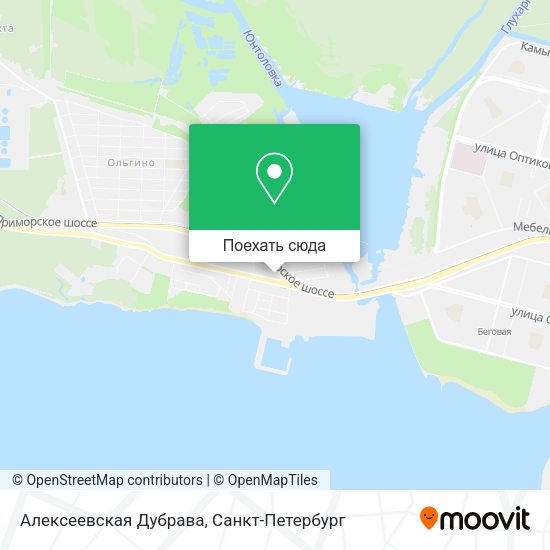 Карта Алексеевская Дубрава