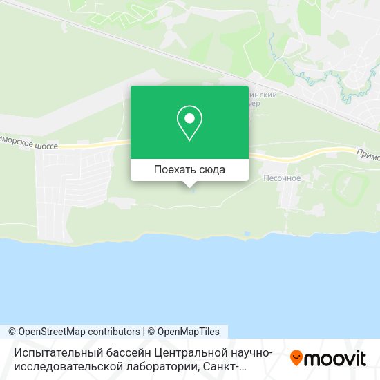 Карта Испытательный бассейн Центральной научно-исследовательской лаборатории