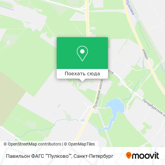 Карта Павильон ФАГС ""Пулково""