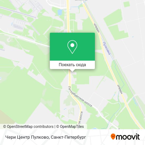 Карта Чери Центр Пулково