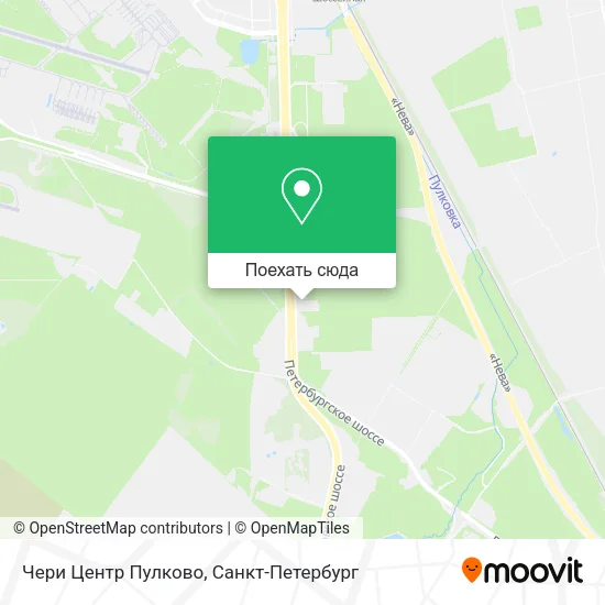 Карта Чери Центр Пулково