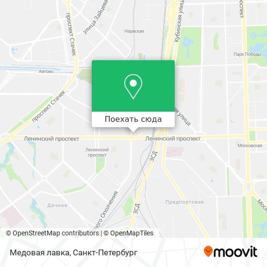 Карта Медовая лавка