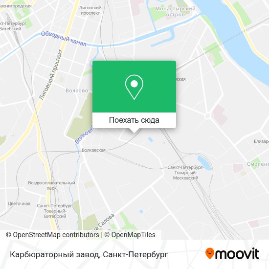 Карта Карбюраторный завод
